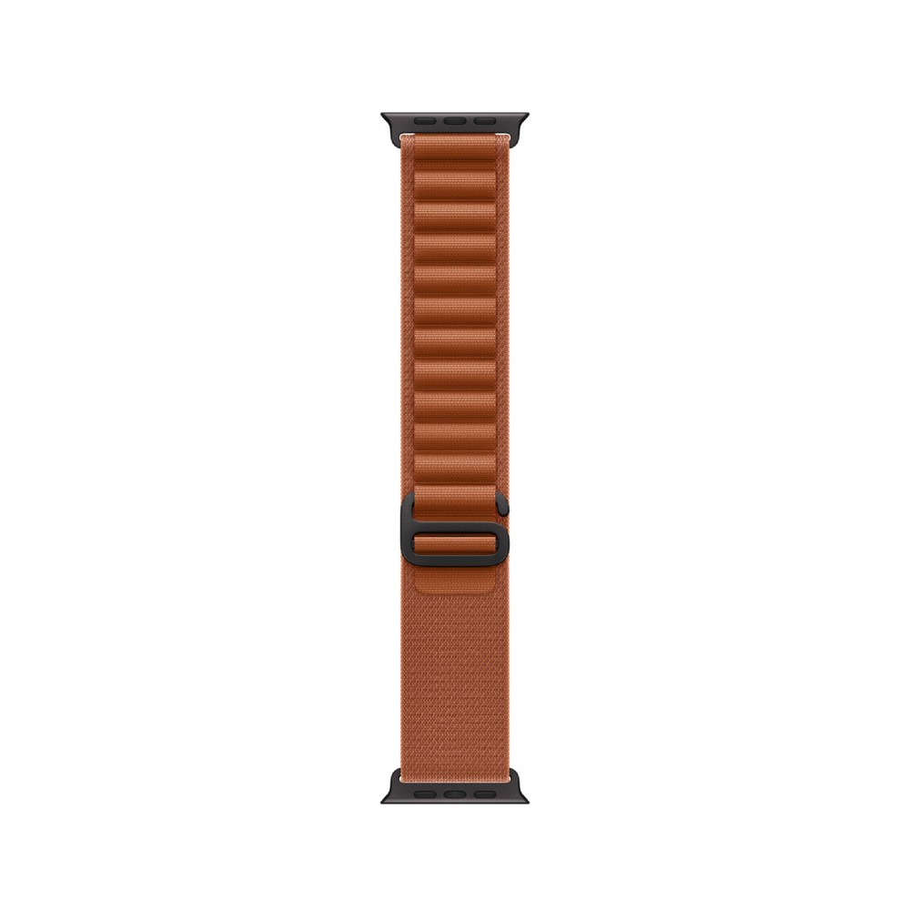 Apple Watch 49mm Terra Cotta Alpine Loop - Large - Black Titanium Finish