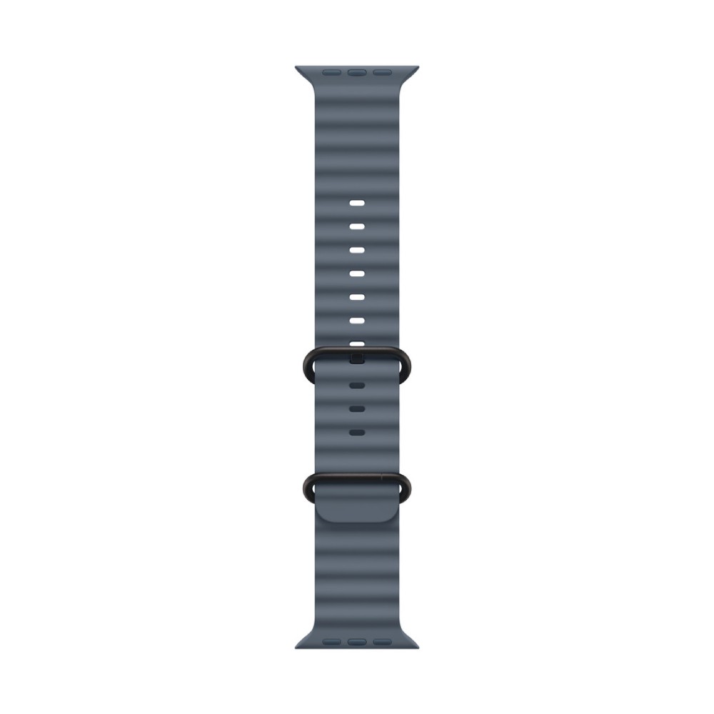 Apple Watch 49mm Anchor Blue Ocean Band - Black Titanium Finish
