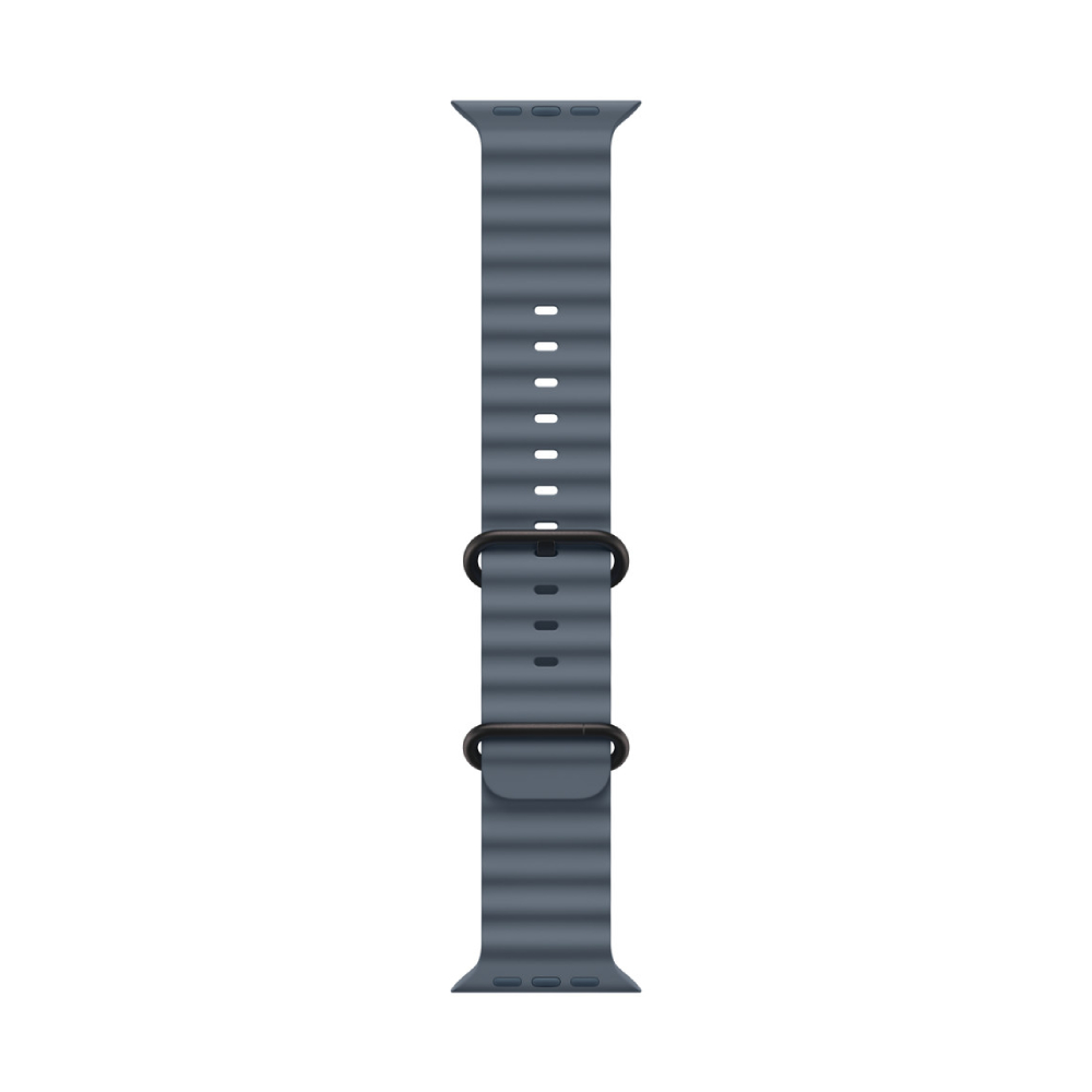 Apple Watch 49mm Anchor Blue Ocean Band - Black Titanium Finish