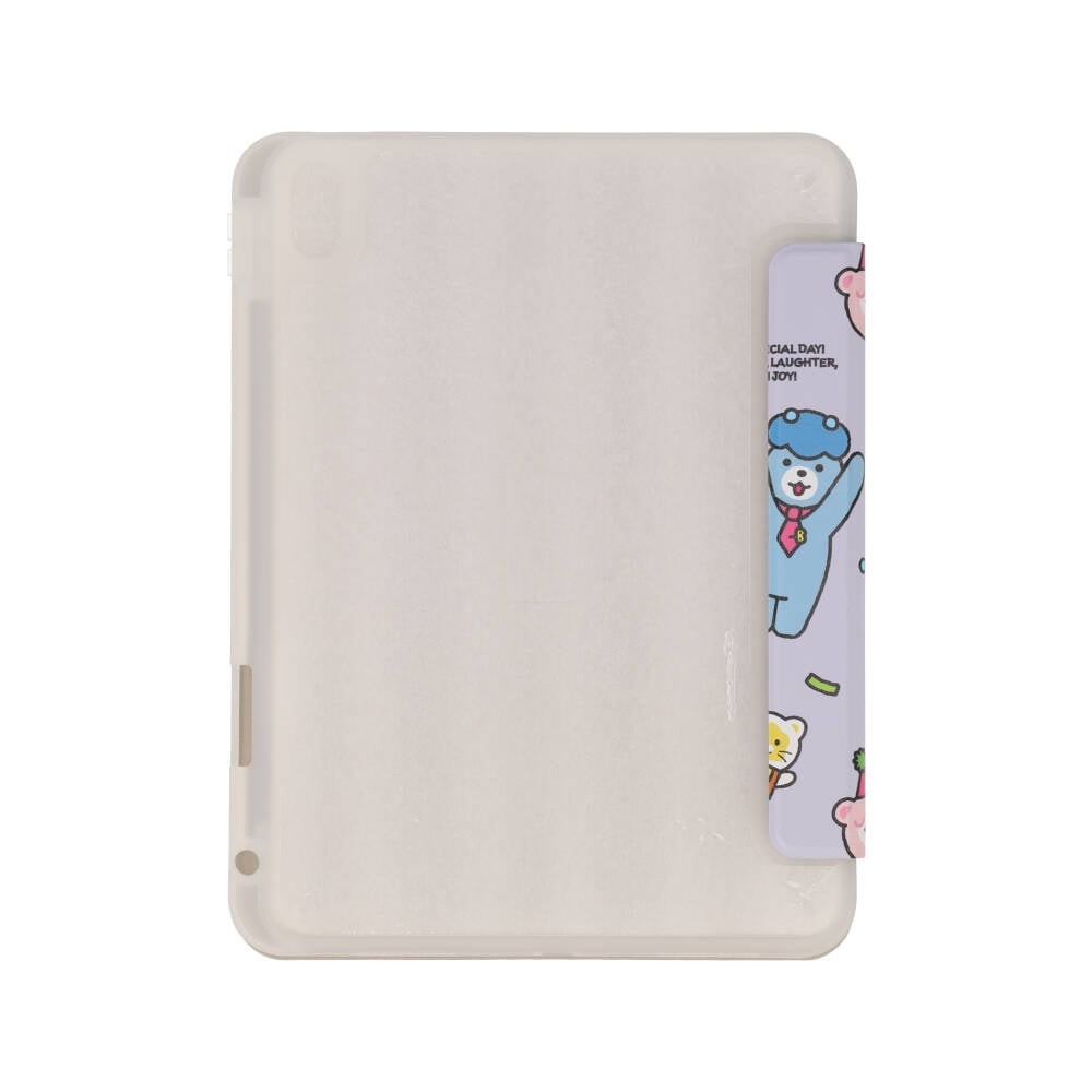 เคส Blue Box iPad Gen 11(2025)/10 Y Model Magnetic Detachable Bellygom happy big day Lavender Purple