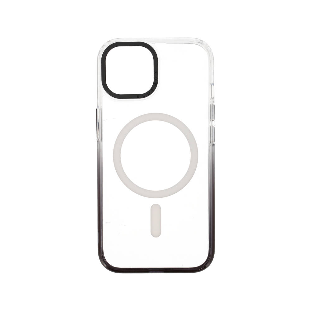 เคส Blue Box iPhone 15 Clear Shading edge with Magnetic Black