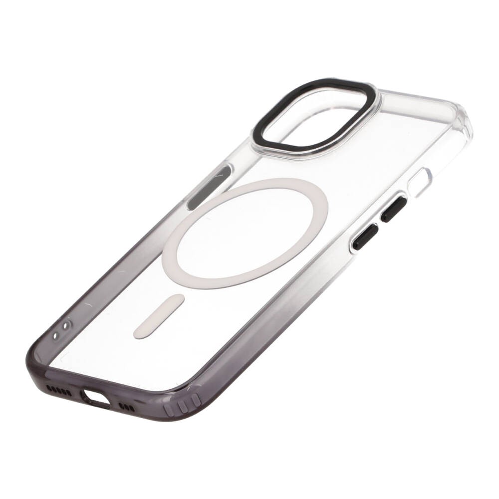 เคส Blue Box iPhone 15 Clear Shading edge with Magnetic Black