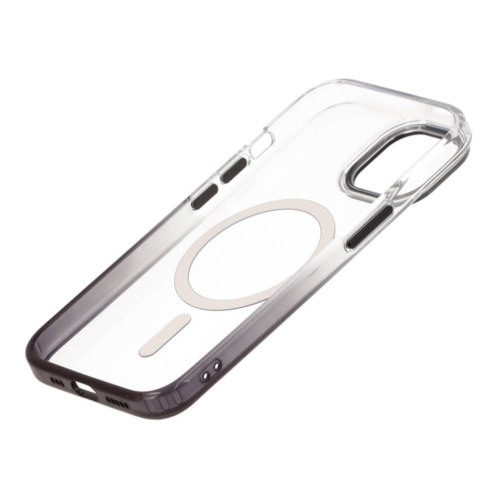 เคส Blue Box iPhone 15 Clear Shading edge with Magnetic Black