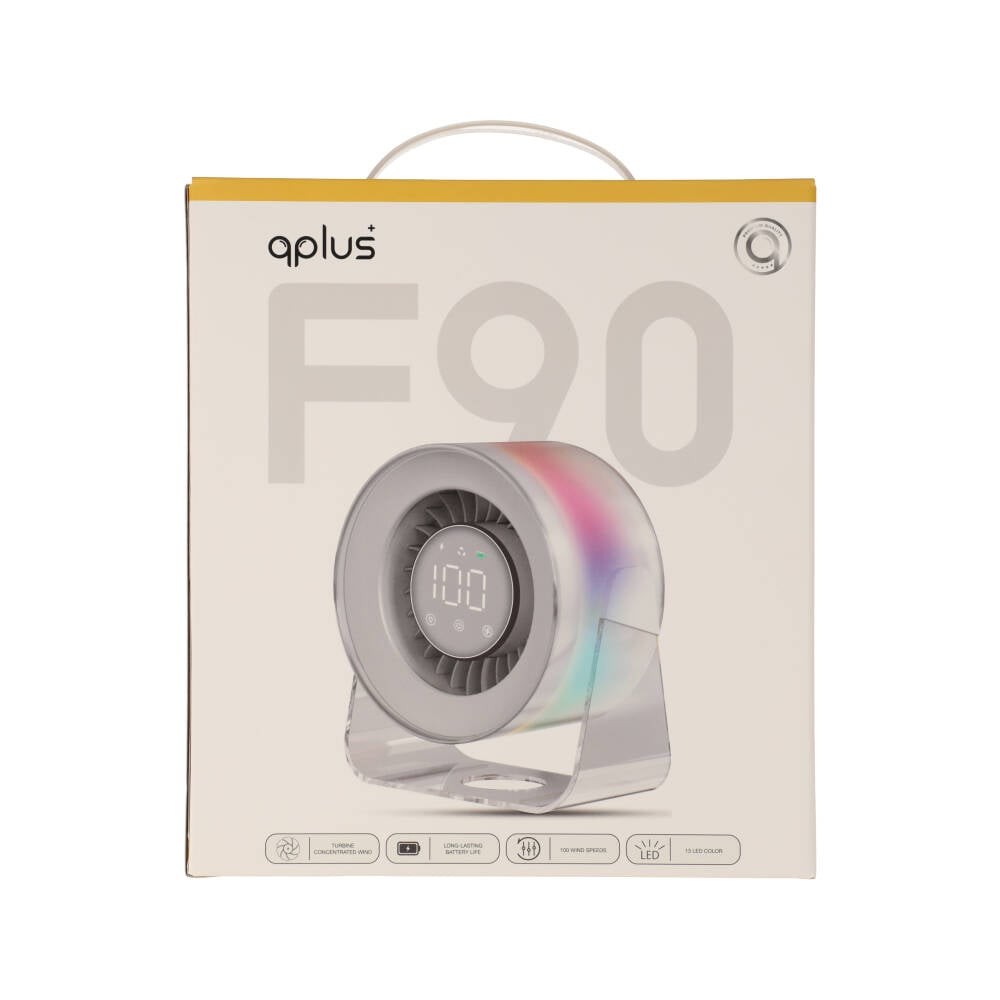 พัดลมตั้งโต๊ะ QPLUS F90 Desktop Fan White