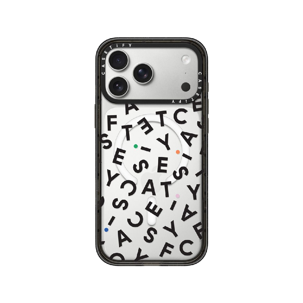เคส Casetify iPhone 17 Pro Max Impact Clear Monogram
