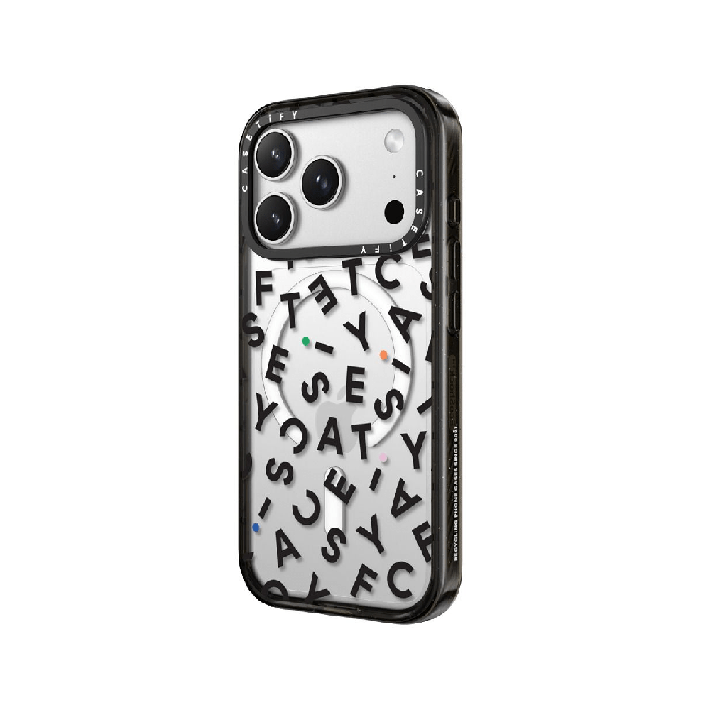 เคส Casetify iPhone 17 Pro Max Impact Clear Monogram