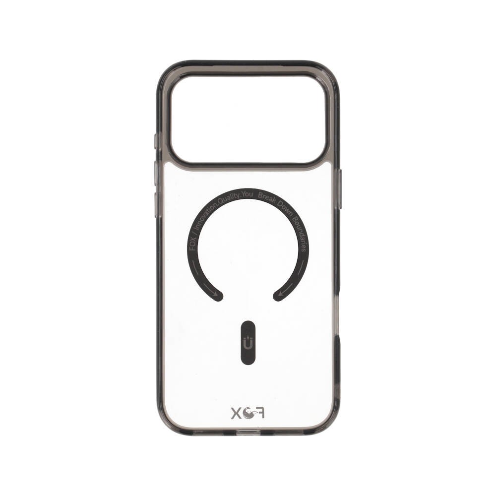 เคส FOX iPhone 17 Pro Max vShield Pro Magnetic Transparent Black
