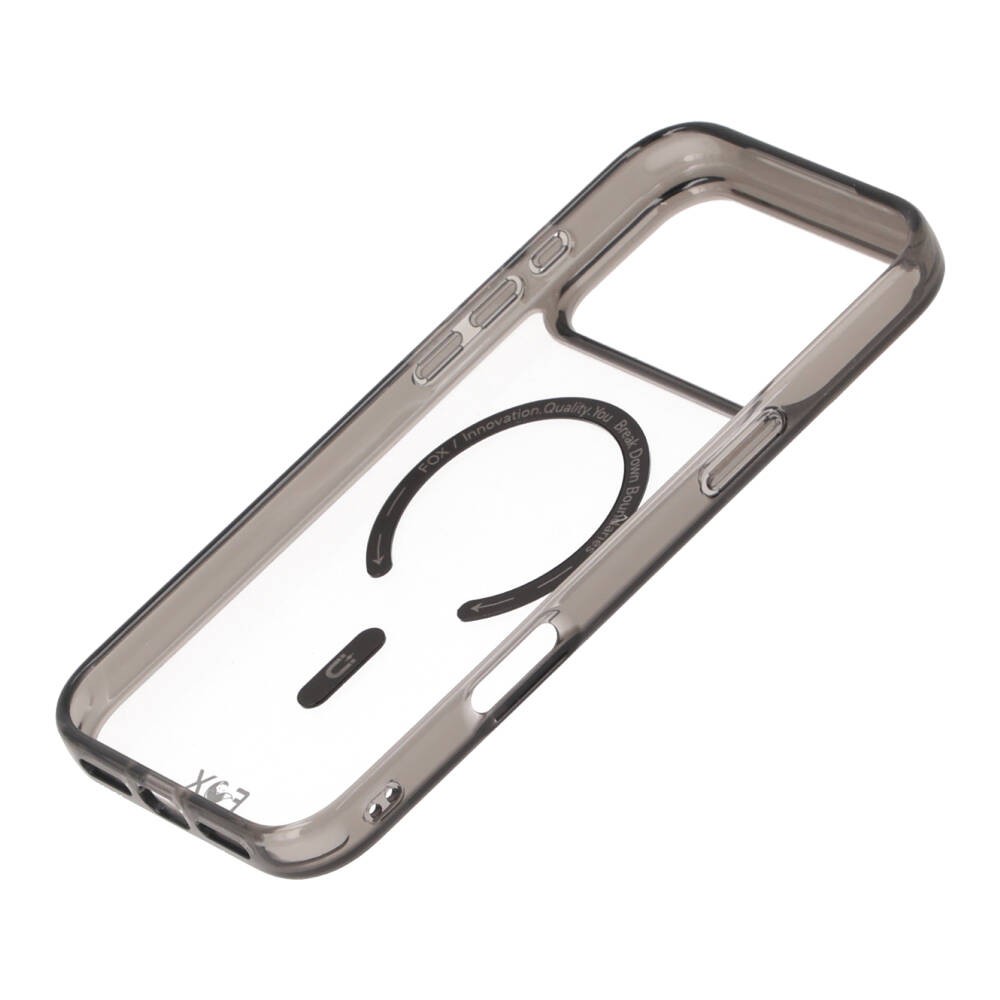 เคส FOX iPhone 17 Pro Max vShield Pro Magnetic Transparent Black