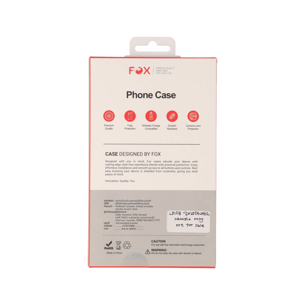 เคส FOX iPhone 17 Pro Max vShield Pro Magnetic Transparent Black