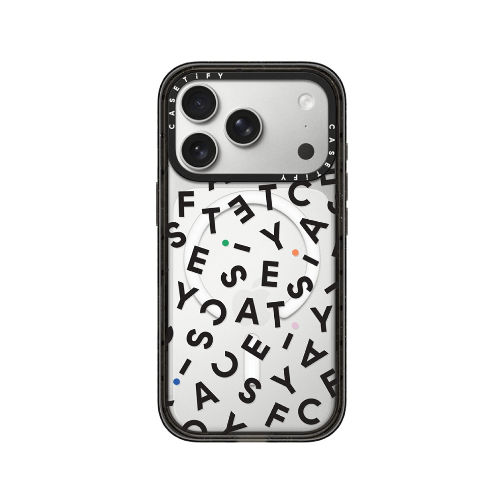 เคส Casetify iPhone 17 Pro Impact Clear Monogram