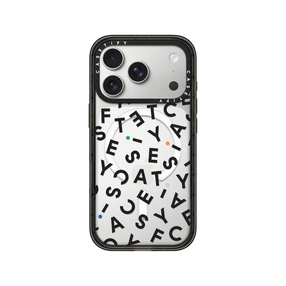 เคส Casetify iPhone 17 Pro Impact Clear Monogram