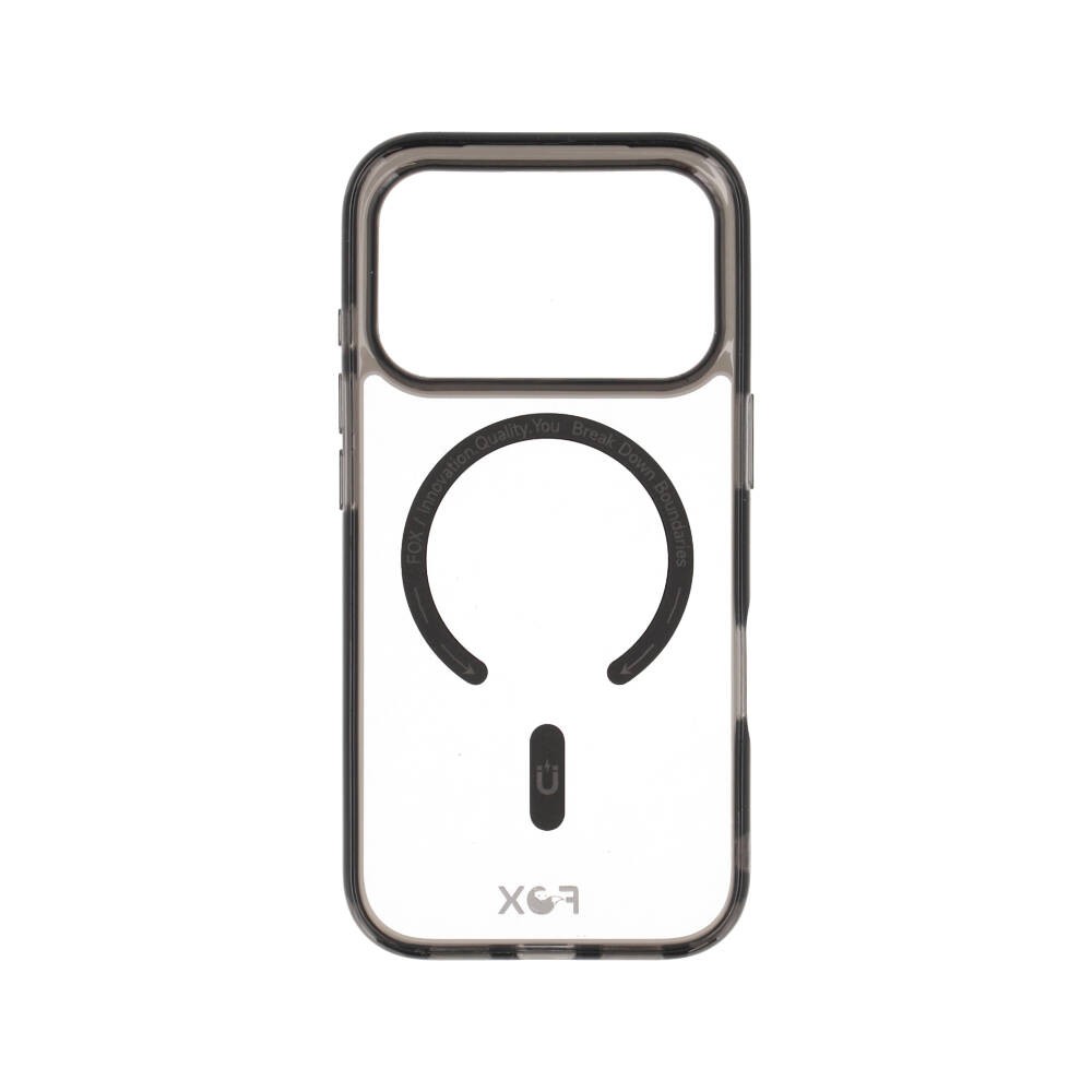 เคส FOX iPhone 17 Pro vShield Pro Magnetic Transparent Black