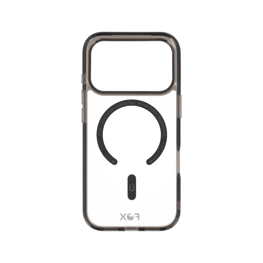 เคส FOX iPhone 17 Pro vShield Pro Magnetic Transparent Black