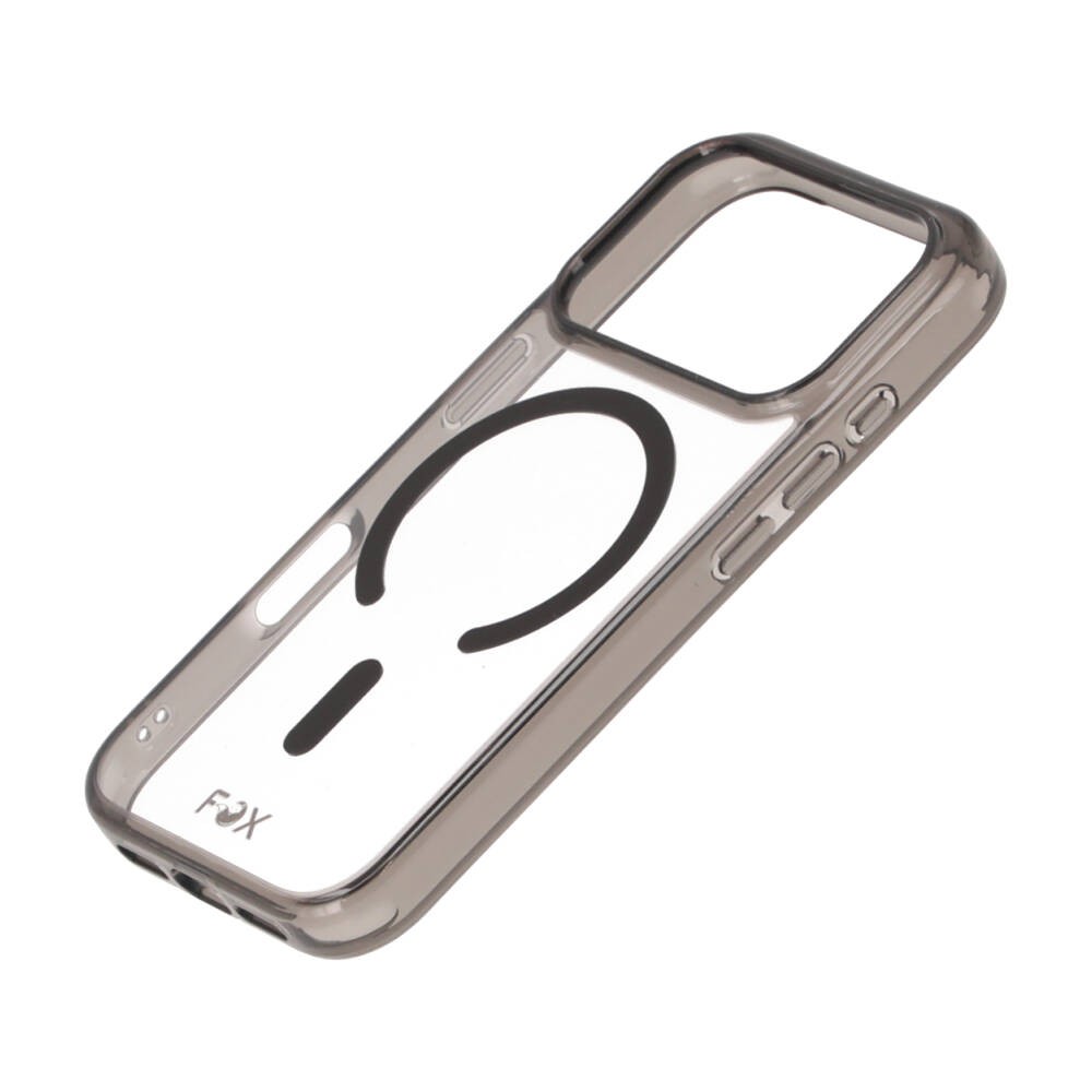 เคส FOX iPhone 17 Pro vShield Pro Magnetic Transparent Black