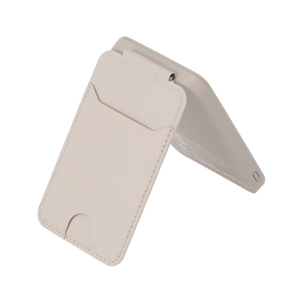 พาวเวอร์แบงค์ Blue Box VoltPocket 5000 mAh Wireless Fast Charging Light Grey