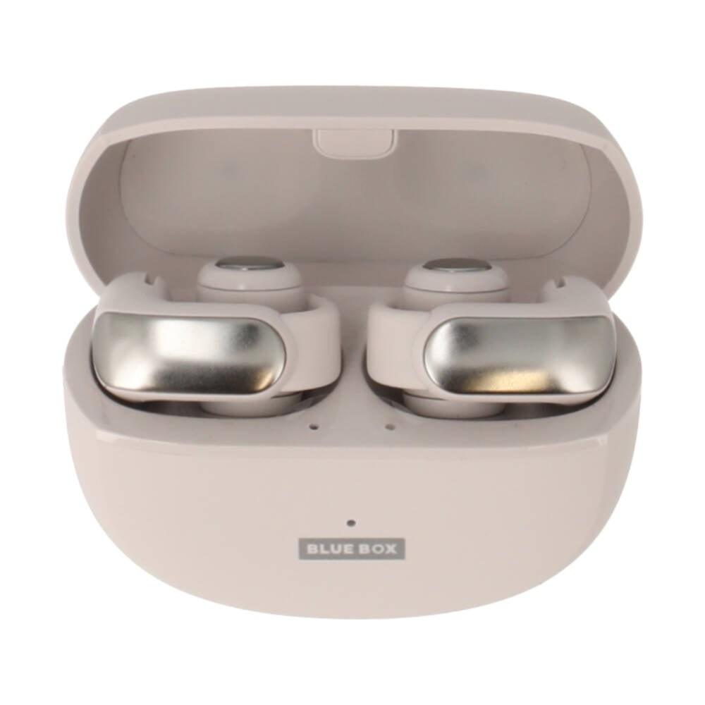 หูฟังไร้สาย Blue Box Wave ENC Open Ear Clips - Light Grey