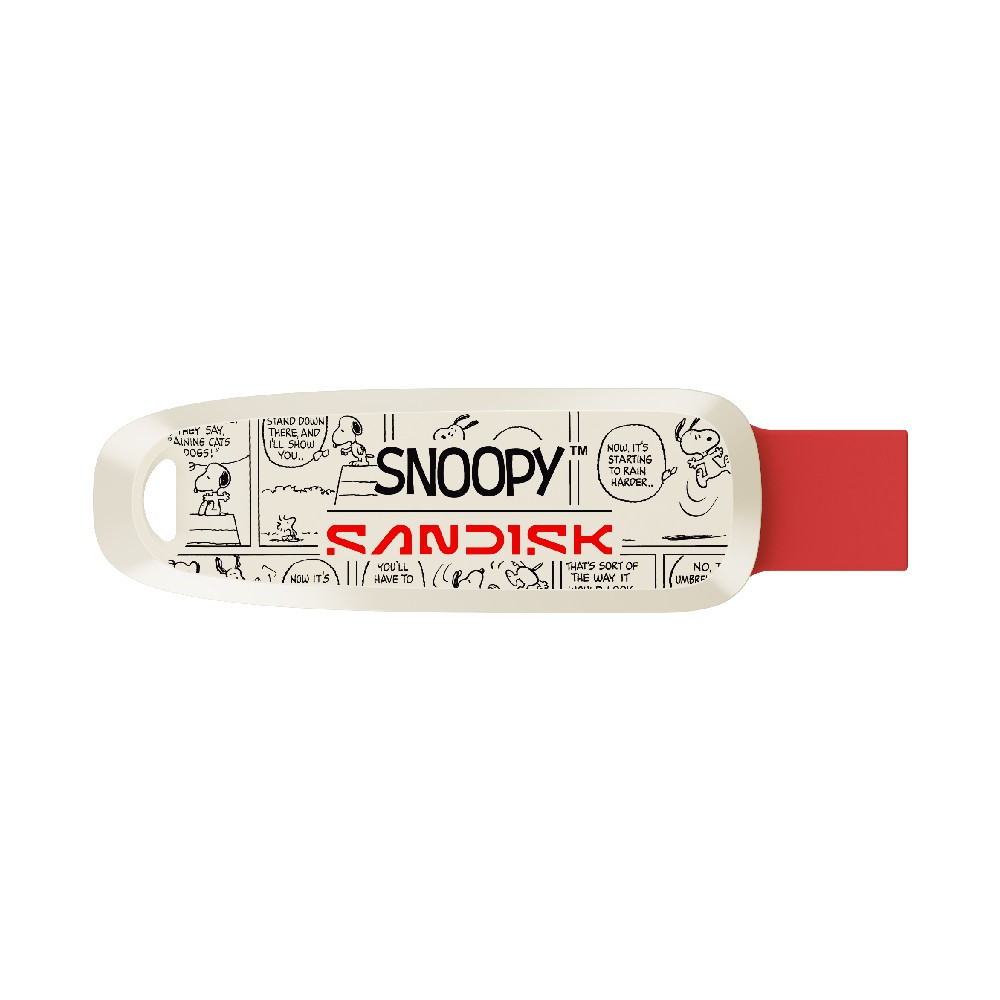 SanDisk X Snoopy แฟลชไดร์ฟ Phone Drive 128GB USB 3.2 Gen 1 (Red)