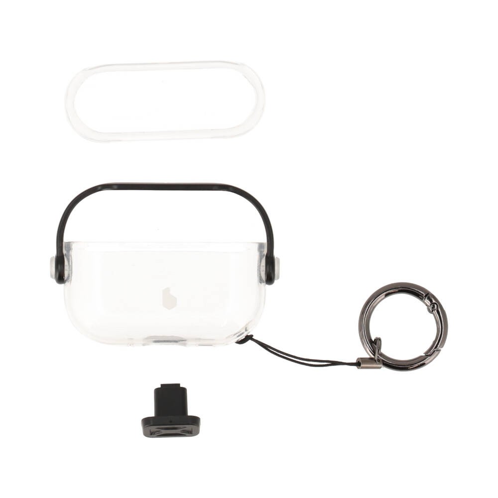 เคส Blue Box AirPods Pro 3 Crystal with anti-lost protective Black
