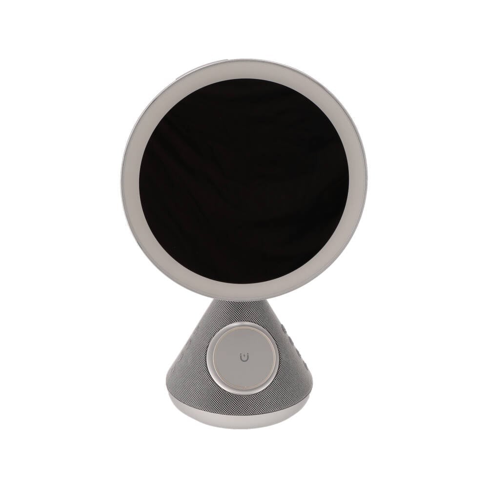 ที่ชาร์จไร้สาย QPLUS 3-in-1 Mirror Wireless Charger & Speaker 15W SY-W02243 Silver
