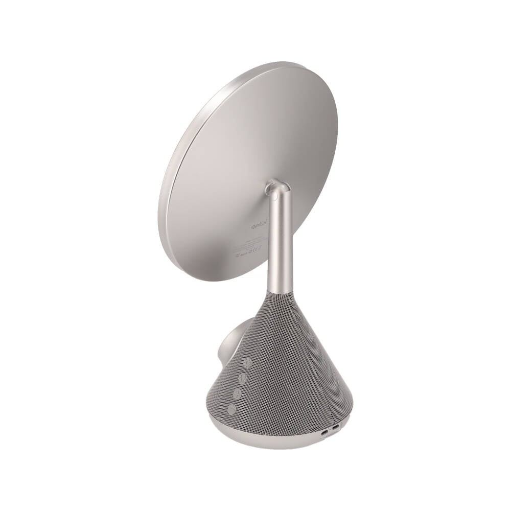 ที่ชาร์จไร้สาย QPLUS 3-in-1 Mirror Wireless Charger & Speaker 15W SY-W02243 Silver
