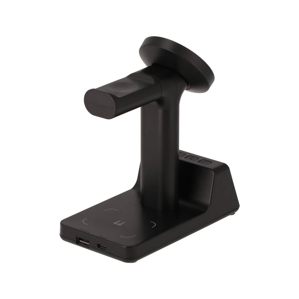 ที่ชาร์จไร้สาย QPLUS 3-in-1 Alarm Clock Wireless charger 15W SY-W02178 Black