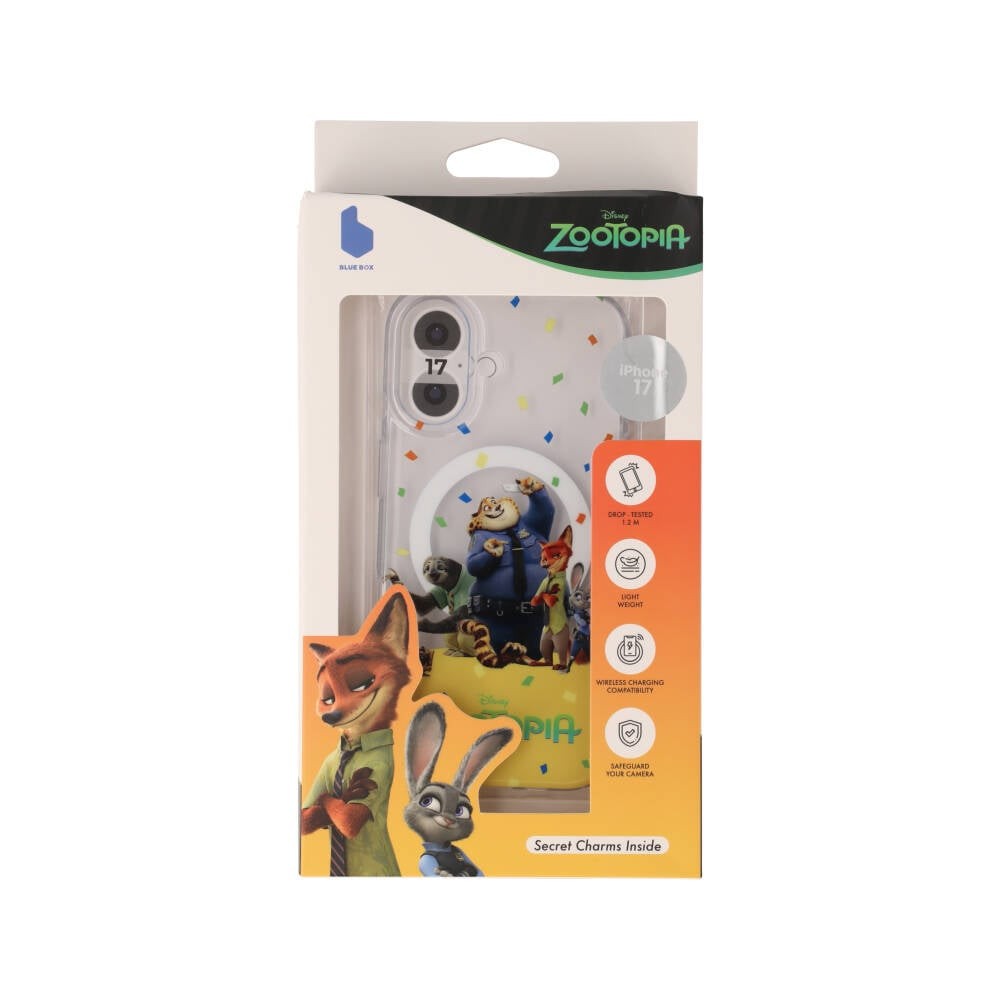 Blue Box x Disney Zootopia เคส iPhone 17 Zootopia and friends