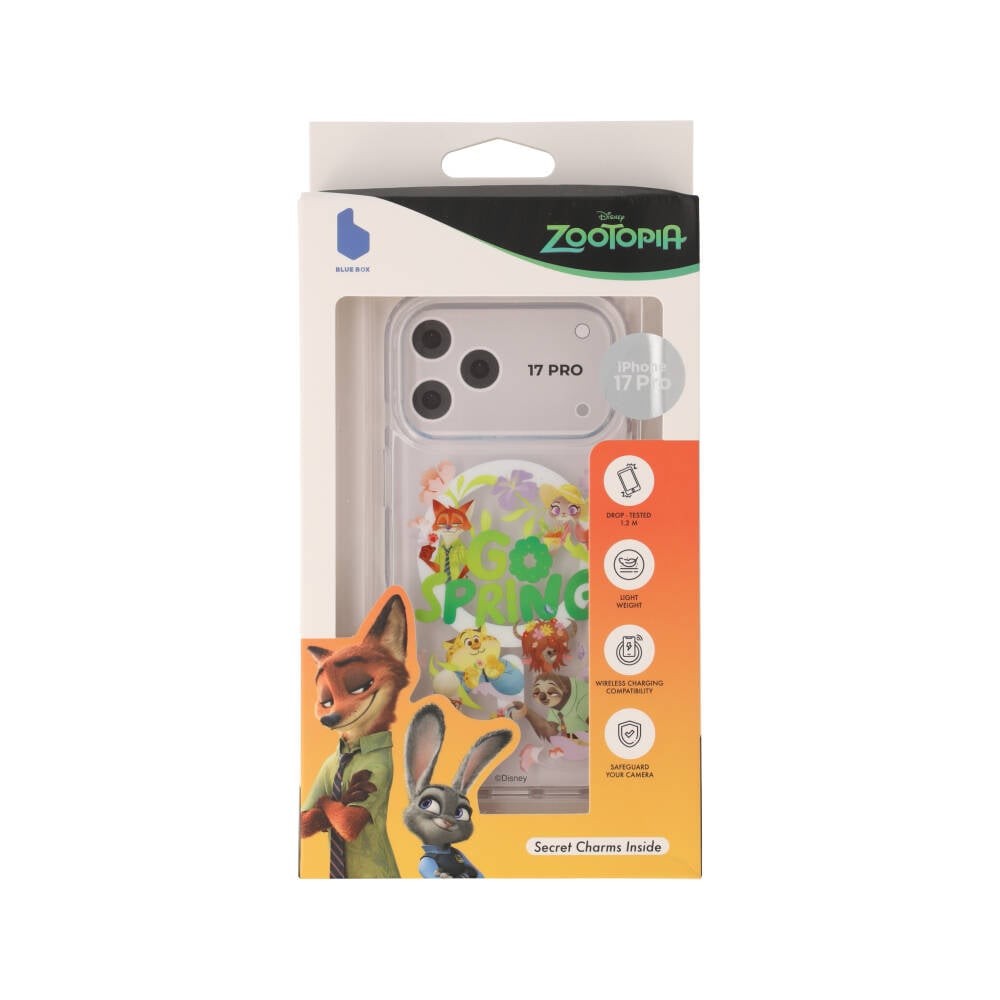 Blue Box x Disney Zootopia เคส iPhone 17 Pro Zootopia Go Spring