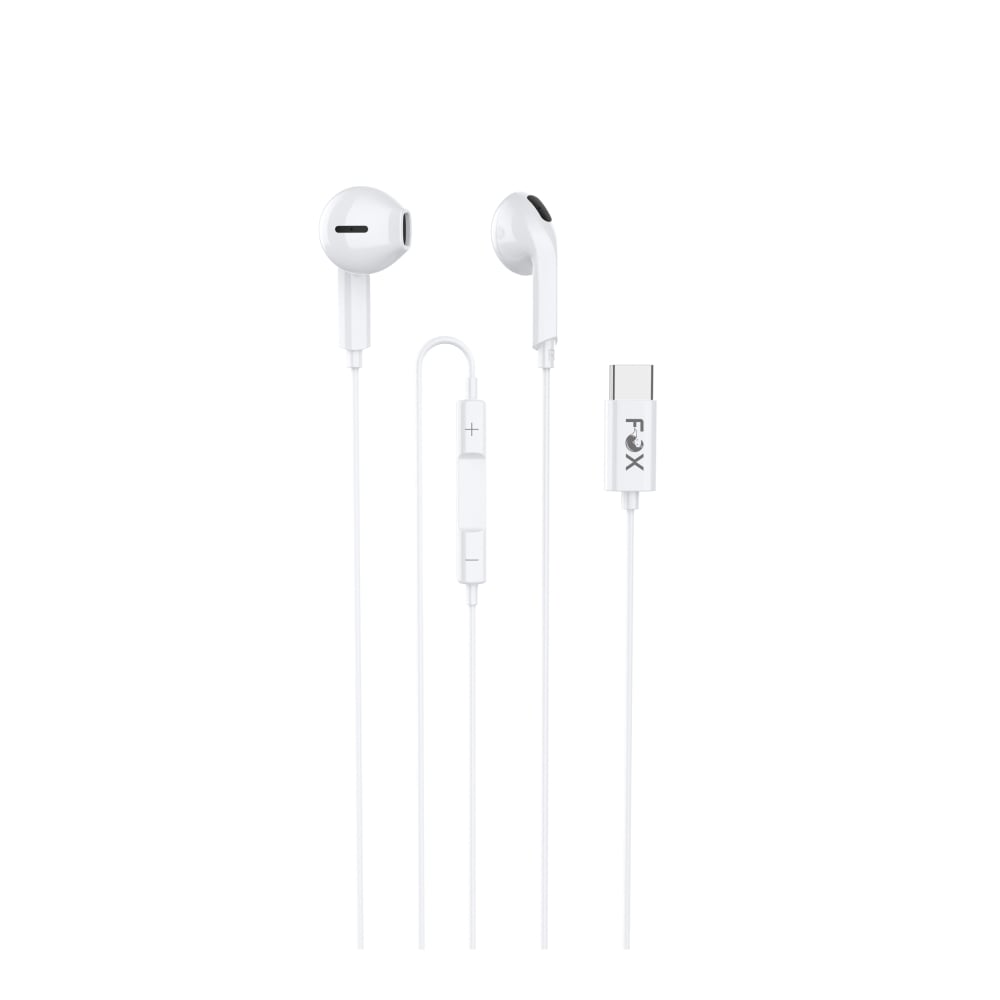 หูฟัง FOX Earbuds with Mic. Type-C FOX-G5 White