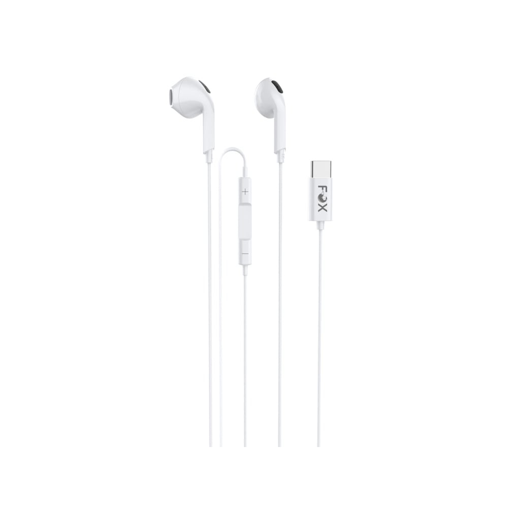 หูฟัง FOX Earbuds with Mic. Type-C FOX-G5 White