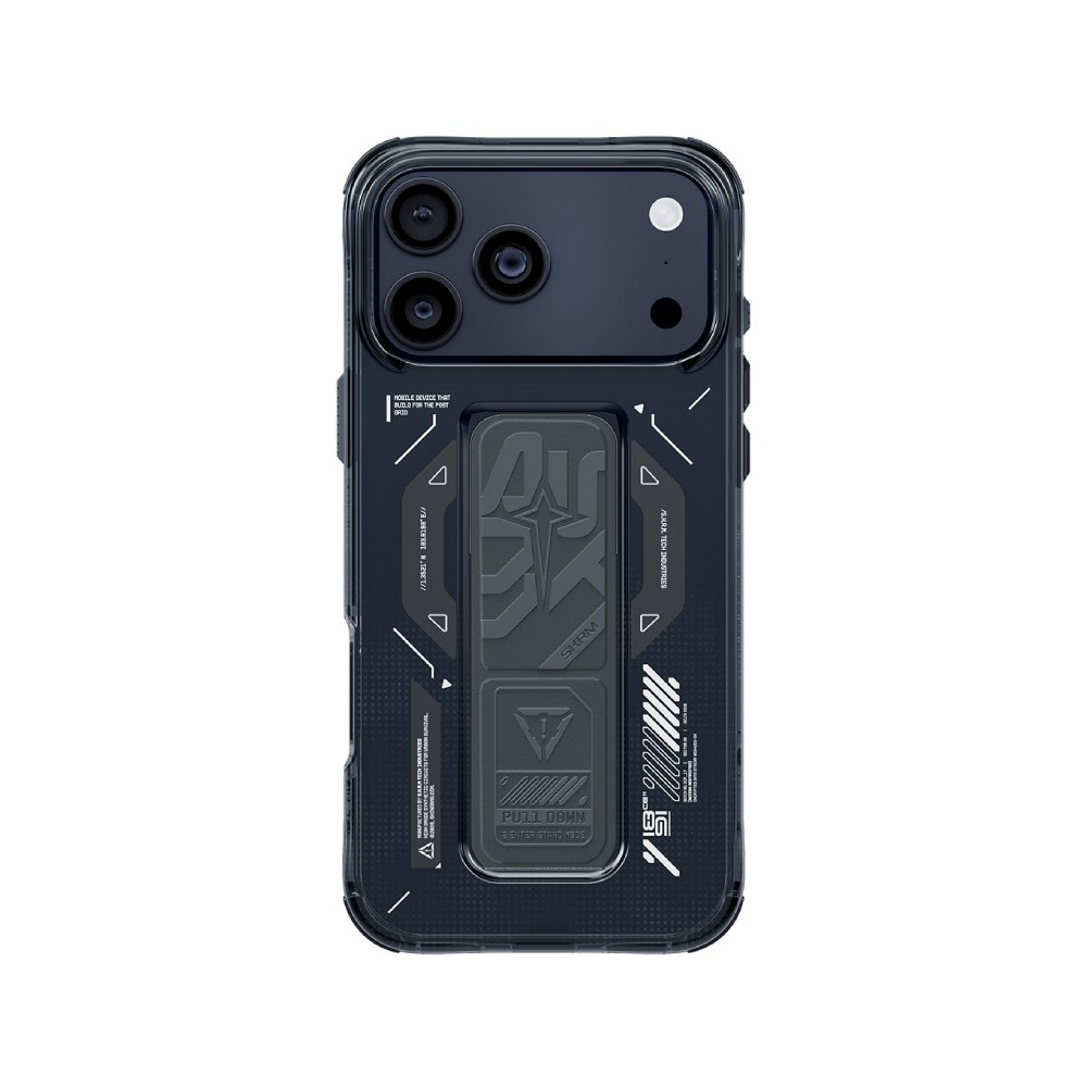 เคส Skinarma iPhone 17 Pro Max Helio Magsafe with GripStand Graphite
