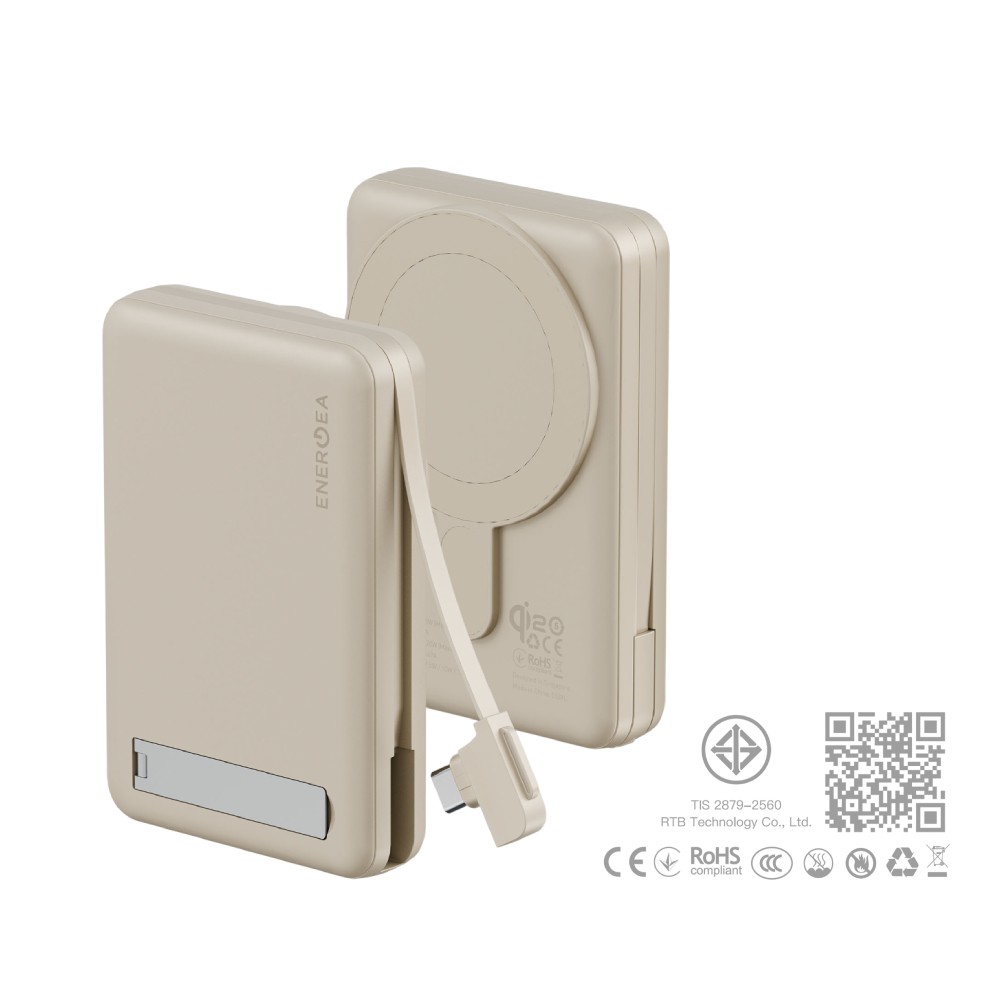 พาวเวอร์แบงค์ Energea 10000 mAh Magpac Pro Plus Sand (CCC)