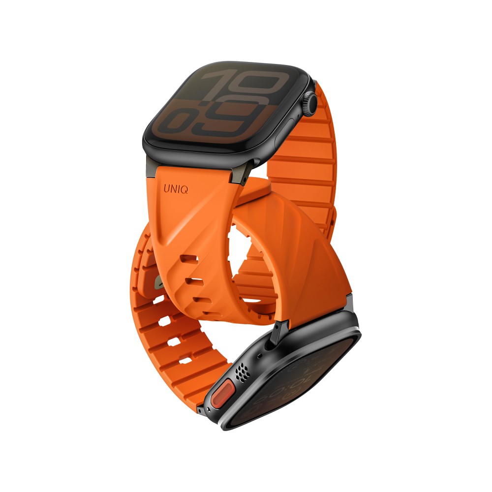 Uniq สาย Apple Watch Strap Series 6,7,8,9,10,Ultra (42/44/45/46/49 mm) Fluo - Volt Orange