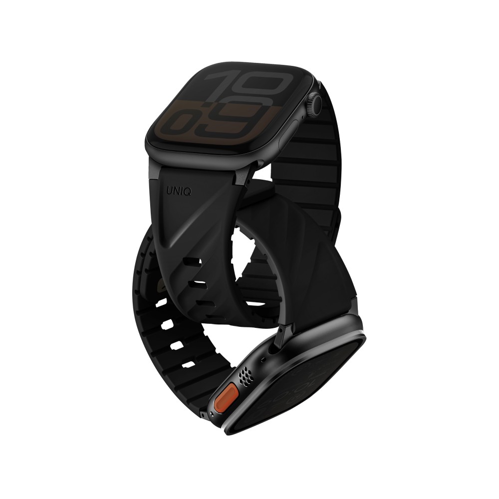Uniq สาย Apple Watch Strap Series 6,7,8,9,10,Ultra (42/44/45/46/49 mm) Fluo - Midnight Black