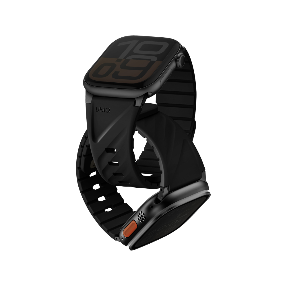 Uniq สาย Apple Watch Strap Series 6,7,8,9,10,Ultra (42/44/45/46/49 mm) Fluo - Midnight Black