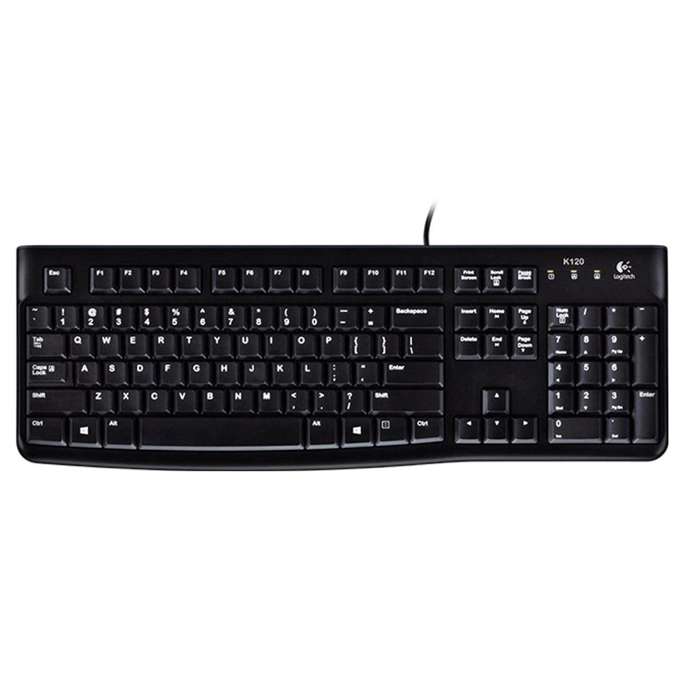 คีย์บอร์ด Logitech Wired Keyboard USB K120 (TH/EN)