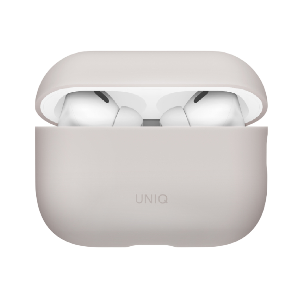 เคส Uniq AirPods Pro 3 Lino Silicone - Beige Ivory