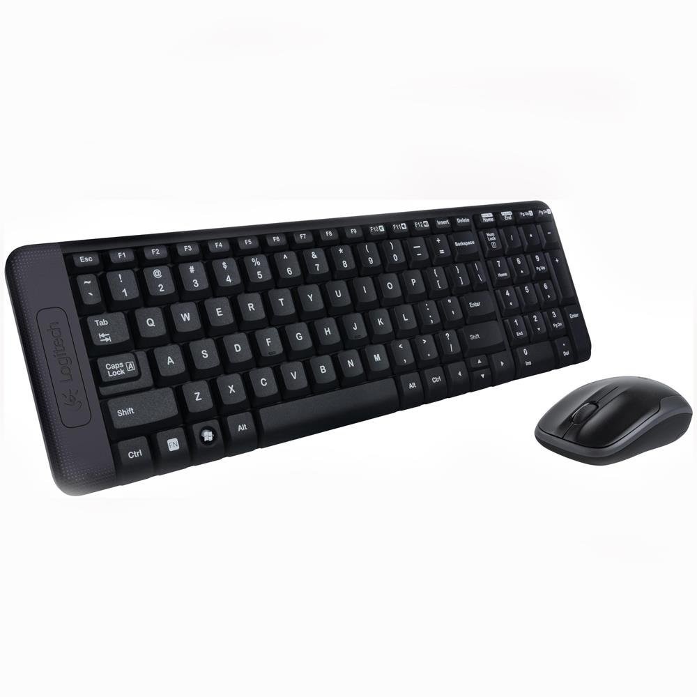 เมาส์และคีย์บอร์ดไร้สาย Logitech Wireless Mouse + Keyboard MK220 (TH/EN)