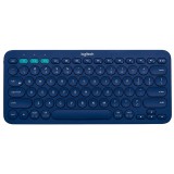 คีย์บอร์ดไร้สาย Logitech Bluetooth Keyboard Multi-Device K380 Blue (EN)