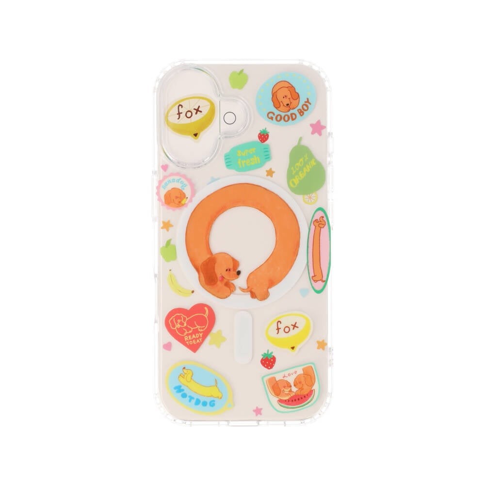 FOX x WORAPEACH เคส iPhone 17 Dachshund Magnetic