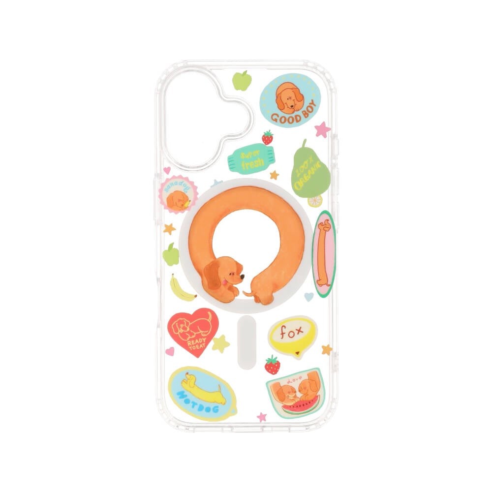 FOX x WORAPEACH เคส iPhone 17 Dachshund Magnetic