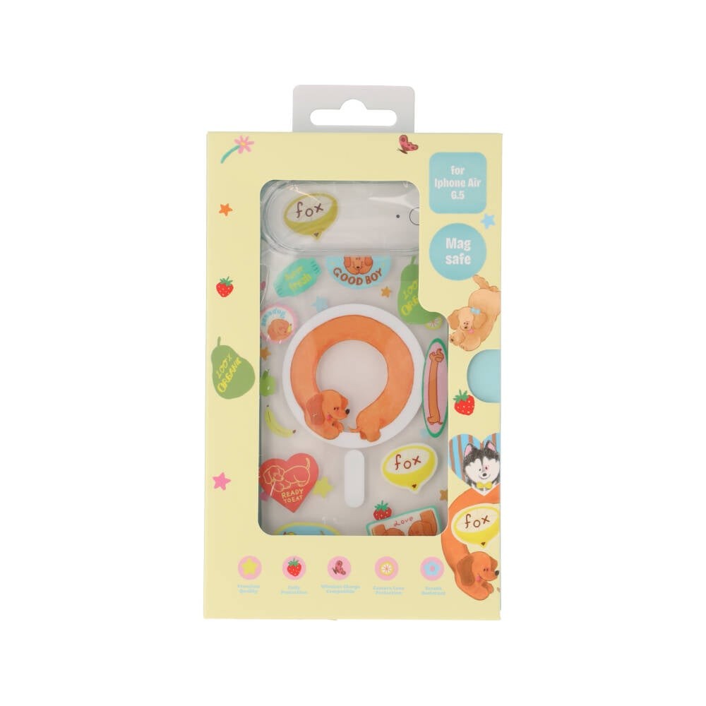 FOX x WORAPEACH เคส iPhone Air Dachshund Magnetic