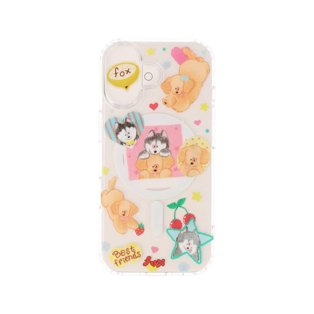 FOX x WORAPEACH เคส iPhone 17 Golden & Husky Magnetic