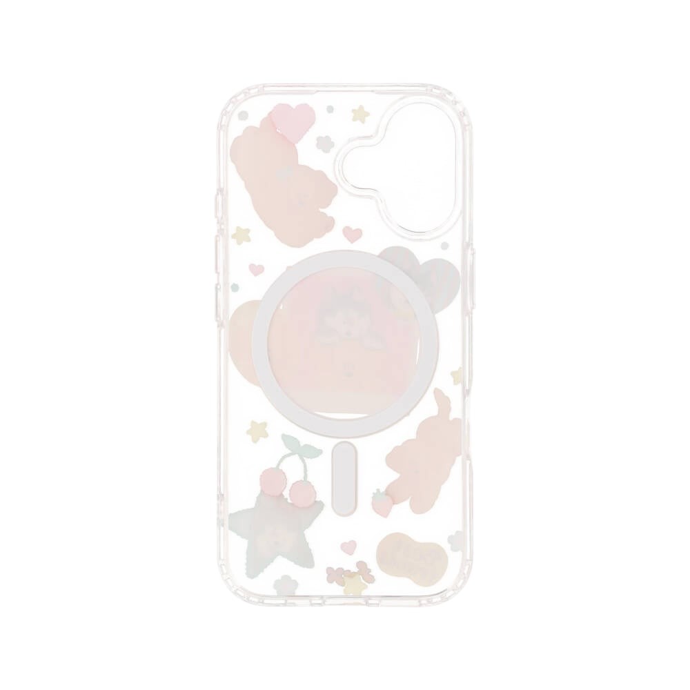 FOX x WORAPEACH เคส iPhone 17 Golden & Husky Magnetic