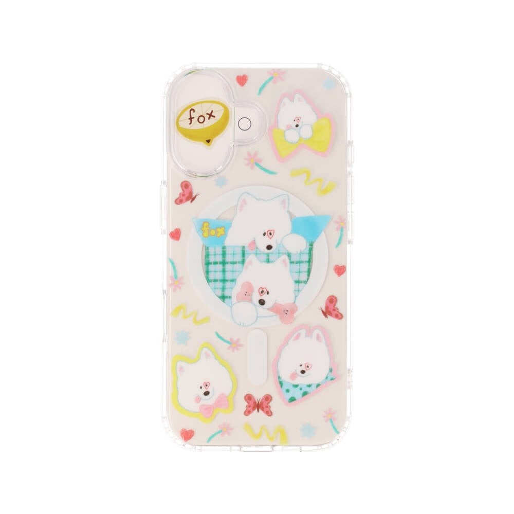 FOX x WORAPEACH เคส iPhone 17 Samoyed Magnetic