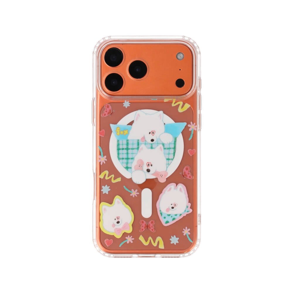 FOX x WORAPEACH เคส iPhone 17 Pro Max Samoyed Magnetic