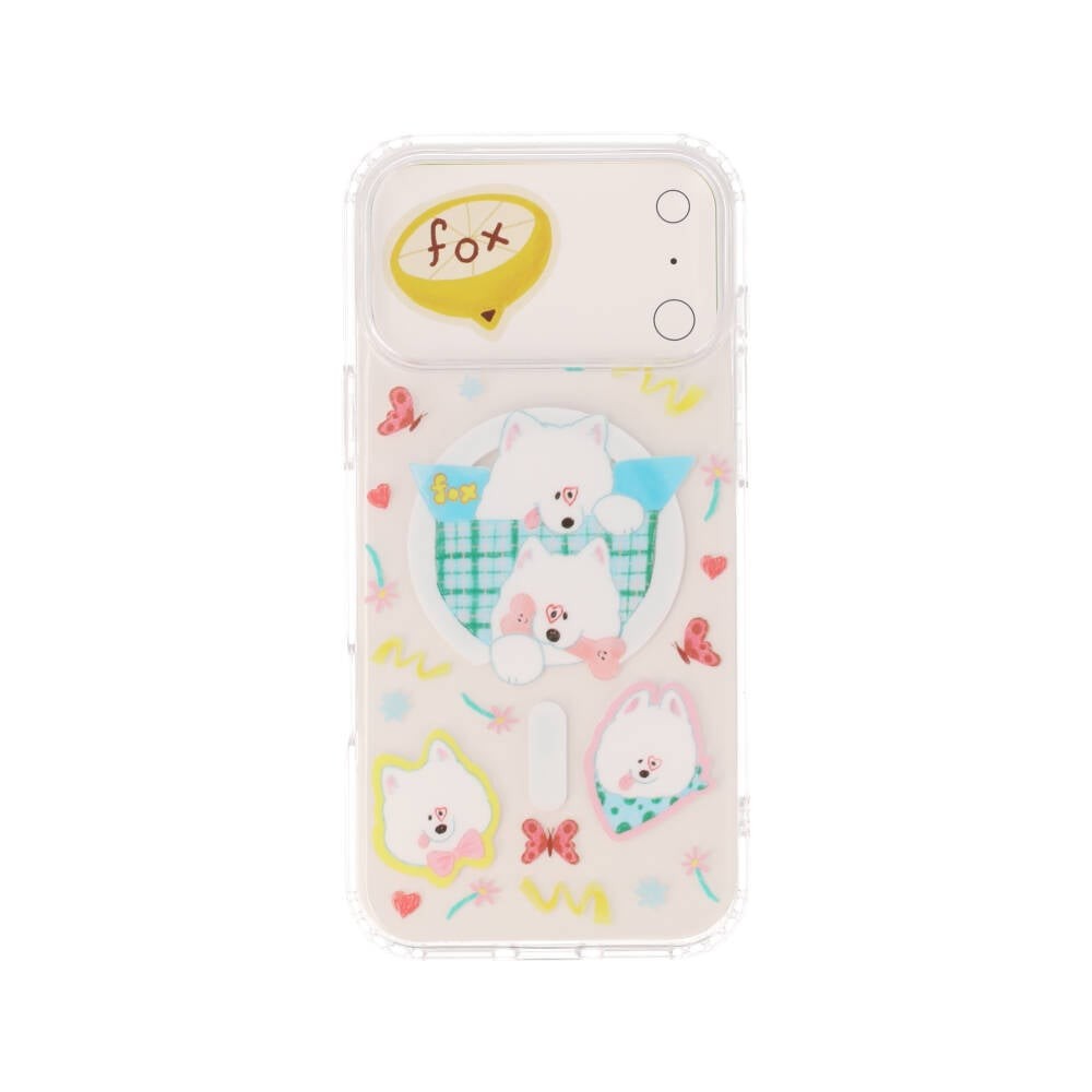 FOX x WORAPEACH เคส iPhone 17 Pro Max Samoyed Magnetic
