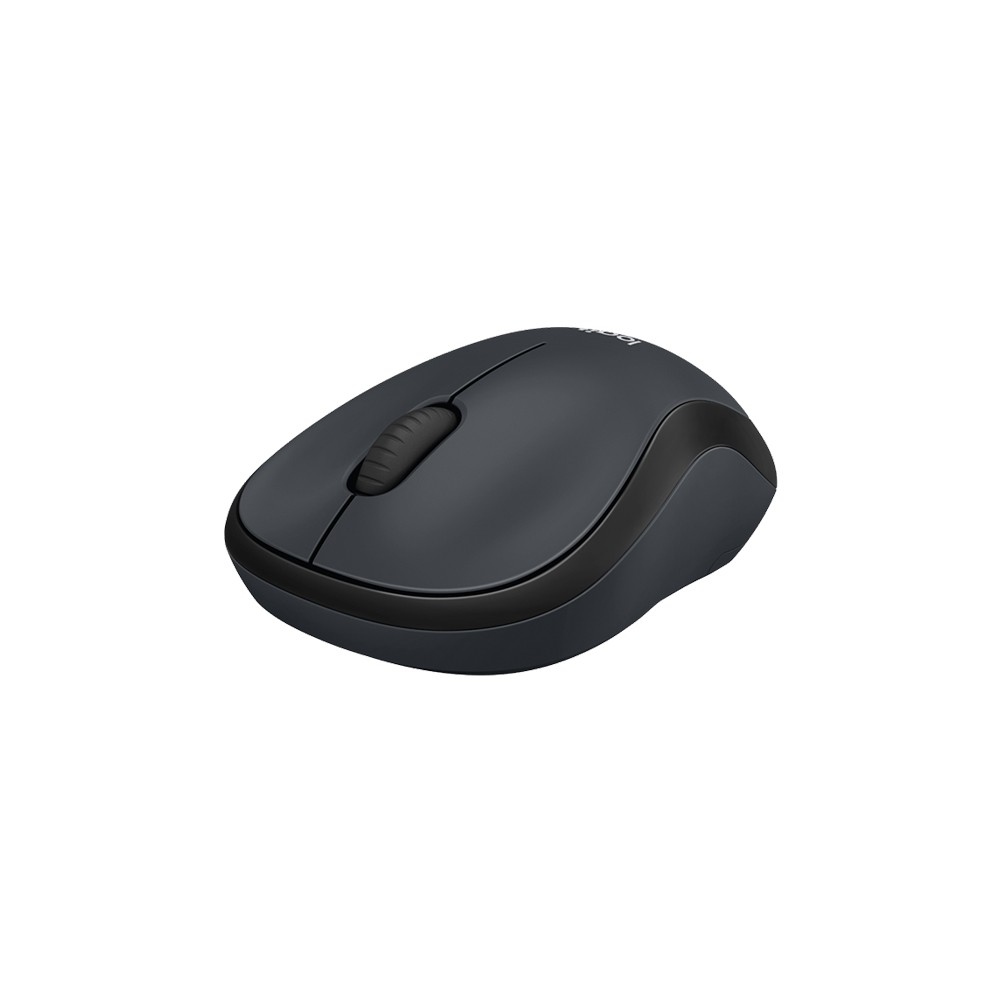 เมาส์ไร้สาย Logitech Wireless Mouse Silent M221 Charcoal