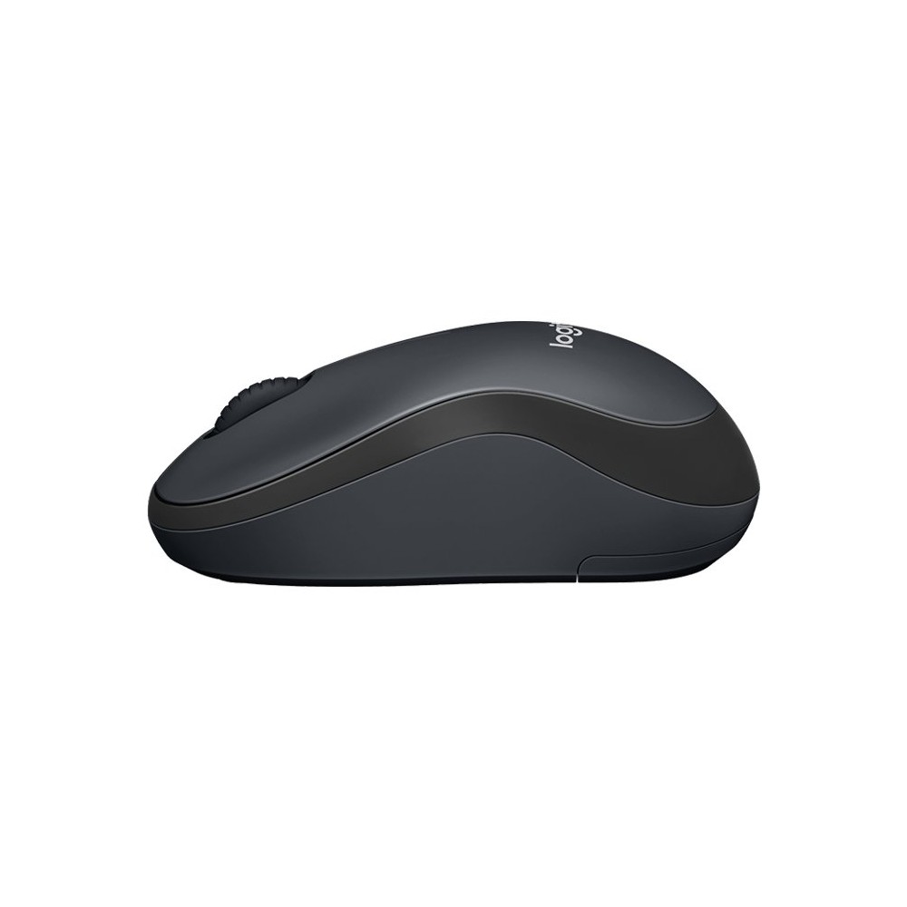 เมาส์ไร้สาย Logitech Wireless Mouse Silent M221 Charcoal