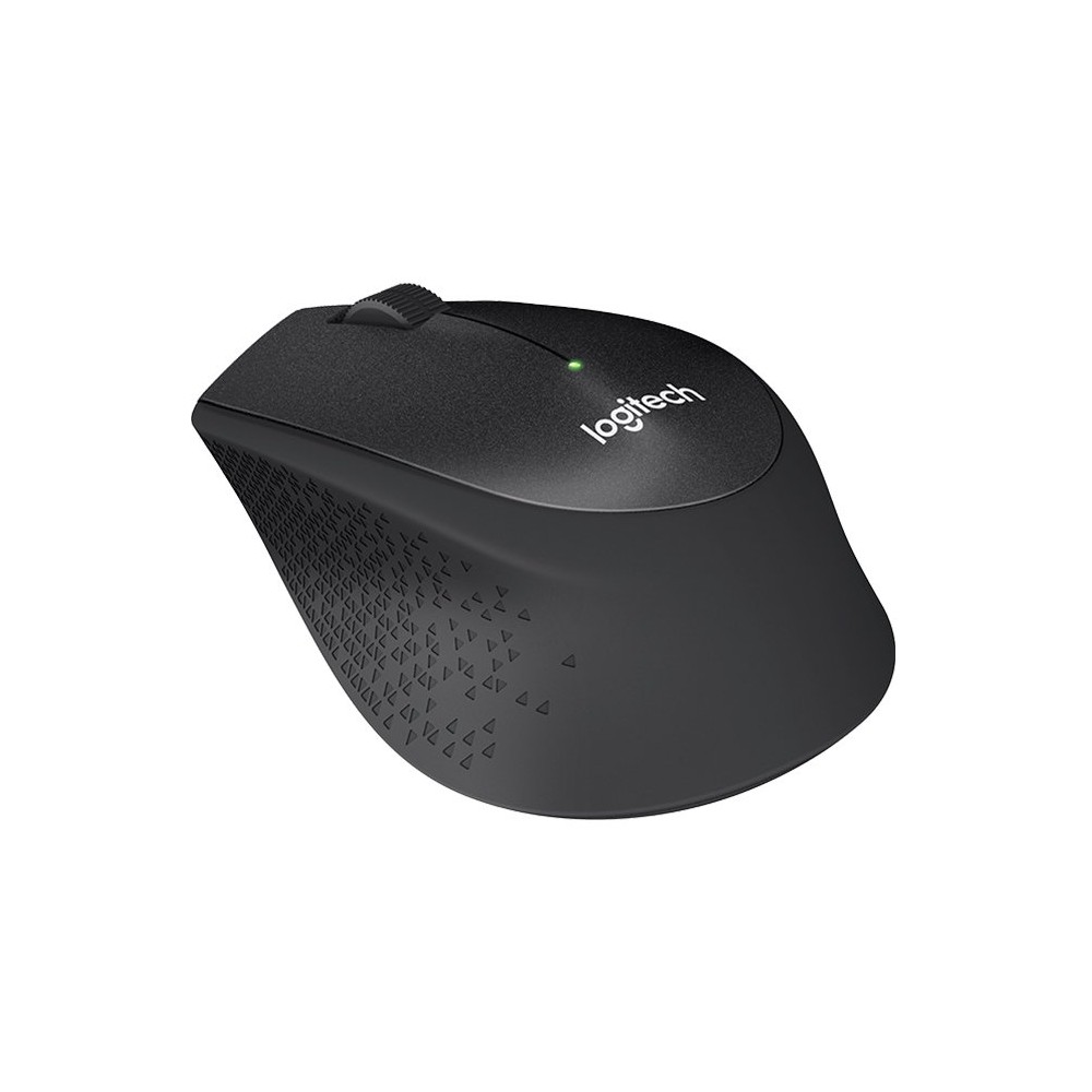 เมาส์ไร้สาย Logitech Wireless Mouse Silent Plus M331 Black