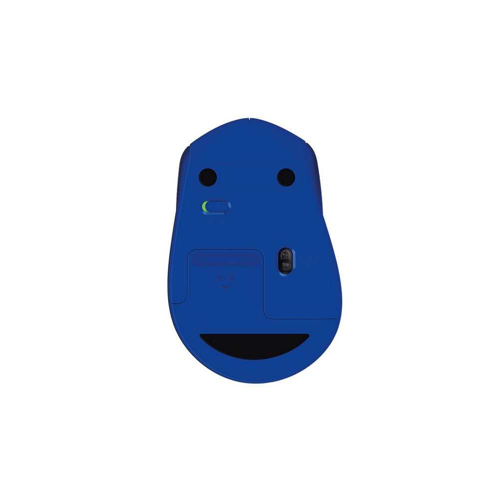 เมาส์ไร้สาย Logitech Wireless Mouse Silent Plus M331 Blue